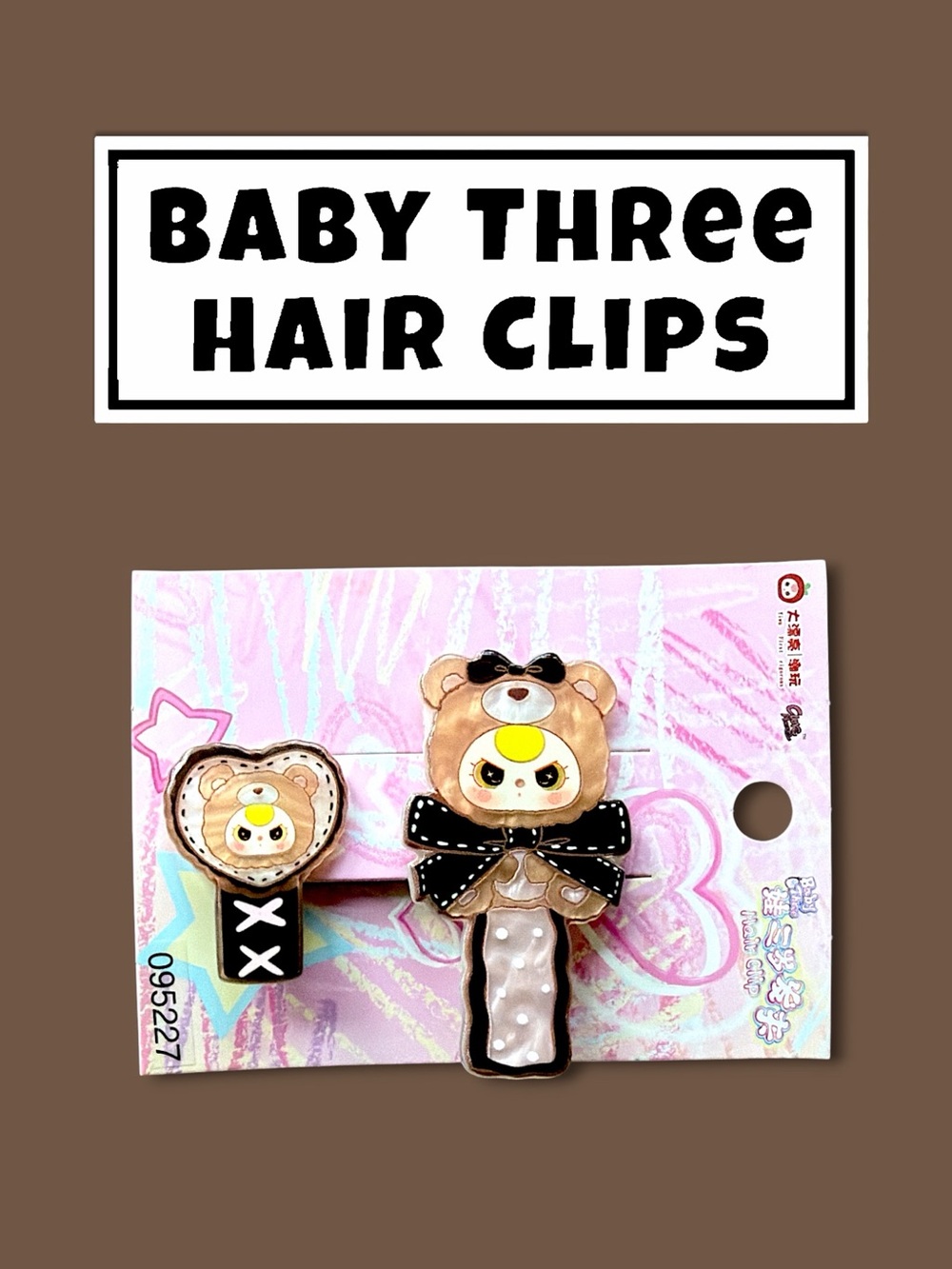 Baby Three Hair Clips